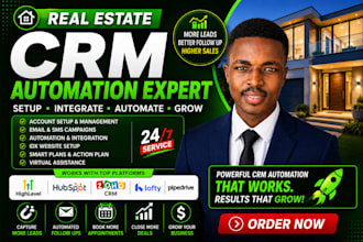 hubspot gohighlevel automation real estate lofty crm pipedrive zoho kvcore