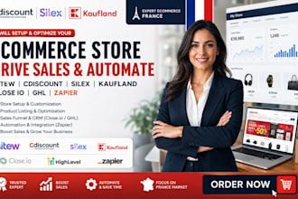 sitew cdiscount silex kaufland ecommerce store sales close io ghl zapier france