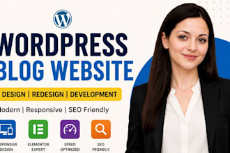 build wordpress website design and redesign wordpress blog website development
