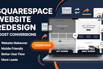 redesign your squarespace website for better conversions