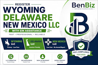 register wyoming delaware new mexico llc with ein