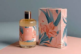 design minimalist vegan and organic product packaging