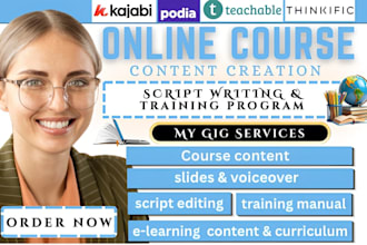 refine, edit and structure coaching course scripts and learning material
