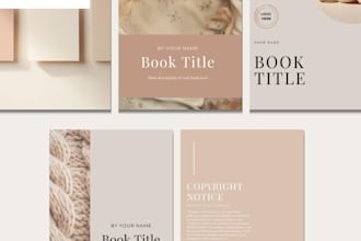 design kindle ebook,kdp print layout,canva ebook design