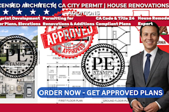licensed architect ca city permit house renovation addition home remodel plans