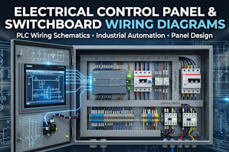 create electrical control panel and switchboard wiring diagrams