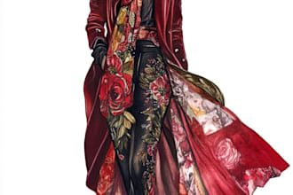 make a fashion illustration