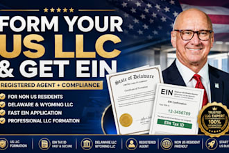 form your US llc with ein registered agent and compliance