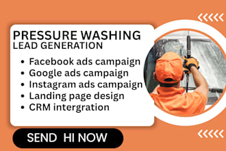 pressure washing, pressure washing facebook ads, pressure washing google ads
