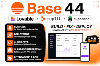 base44 expert base44 bug fixing lovable ai and replit ai web app deployment