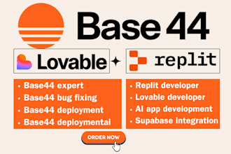 base44 expert base44 bug fixing base44 deployment lovable ai replit ai web app