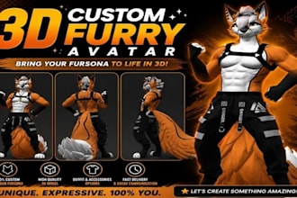 do vrchat furry avatar, vrchat avatar, nsfw avatar, vrc avatar, vtuber, vrm