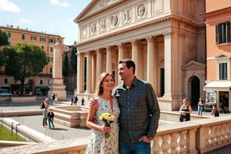 take candid family and couple portraits in rome