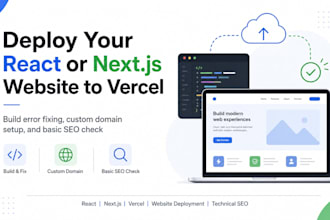 deploy your react website to vercel