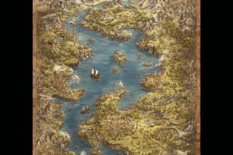 do fantasy, retro and vintage maps for board