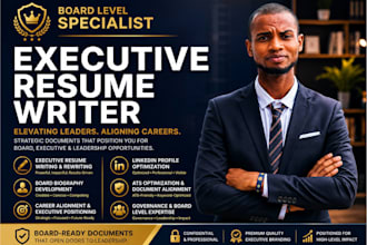 write rewrite your resume and align your board level executive documents