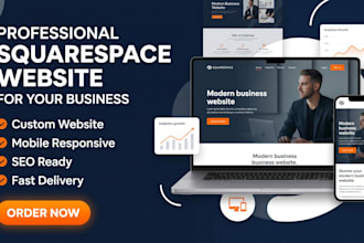 design a professional squarespace website for your business