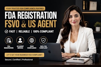 be your fda fsvp US agent for food and beverage importers