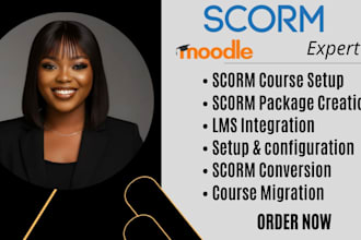 set up your moodle lms and upload scorm courses