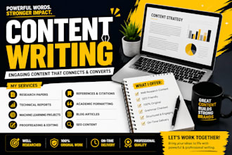 write product descriptions and website content