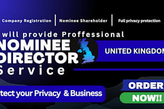 uk company registration from companies house and UK nominee director