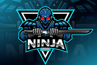 esport mascot logo, spartan, knight, monkey, ninja, gorilla