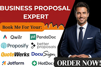setup better proposal, proposify pandadoc qwilr presentation