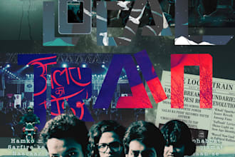 design a modern poster for music fashion businesses etc