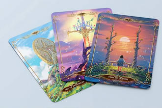 create unique playing tarot card, oracle card, tarot card reading, card design
