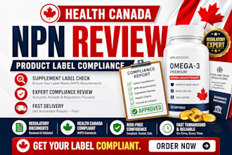 review your product label for health canada npn compliance
