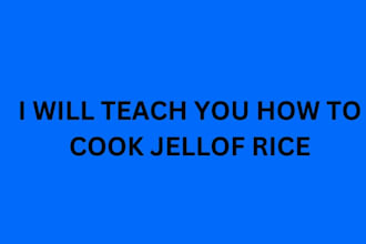 teach you how to prepare jollof rice