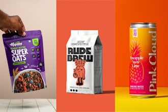 do food product label design pouch product design box design pouch bag design