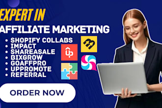 do shopify collabs impact shareasale bixgrow goaffpro uppromote referral