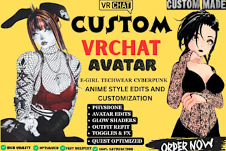 create custom vrchat gothic avatar anime vrchat shader vrchat dark anime avatar