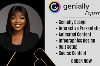 create interactive genially presentations and infographics