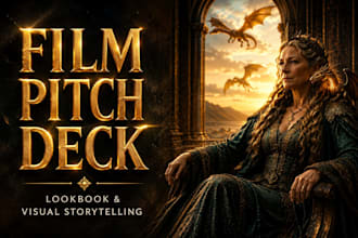 design a compelling film pitch deck and visual lookbook