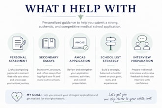provide medical school admissions advising for premed students