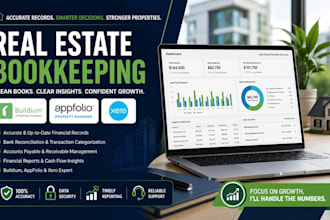 do real estate bookkeeping in buildium, appfolio, and xero