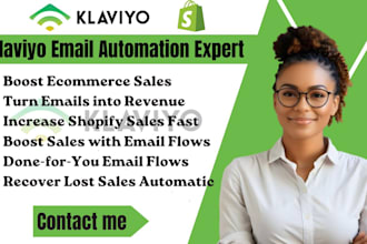 build klaviyo email automation for klaviyo ecommerce and shopify stores