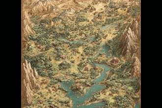 draw pirate map, treasure and vintage map that you will love
