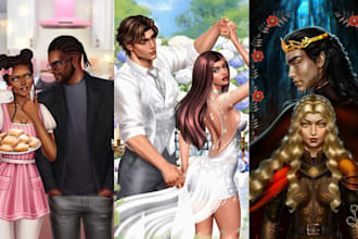 do dark fantasy spicy romance novel book cover couple art character illustration