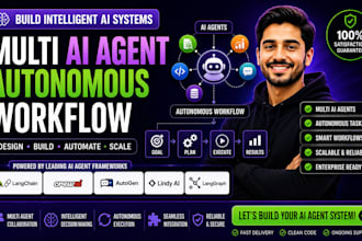 build custom multi agent ai with langchain crewai, langgraph for lead generation