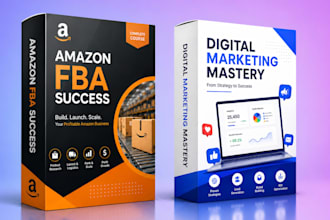 create premium software box mockup, packaging and label design