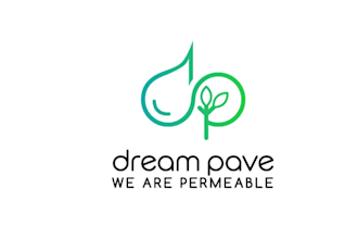 make green technology logo for permeable paving