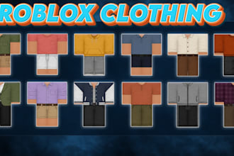 design roblox ugc gfx roblox avatar outfit clothing roblox shirt pants roblox 2d