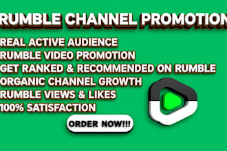 promote your rumble video to a targeted audience
