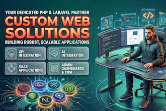 develop or modify a scalable, secure erp or management systems in laravel