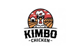 design mascot chicken restaurant brand logo