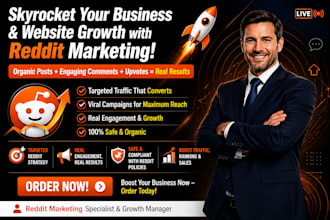 be your reddit marketing and promotion specialists for organic website growth