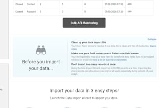 upload CSV or excel data into salesforce